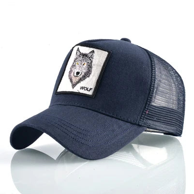 Wolf trucker mesh cap