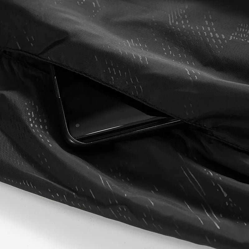 Waterproof anti sweat rain windbreaker jacket