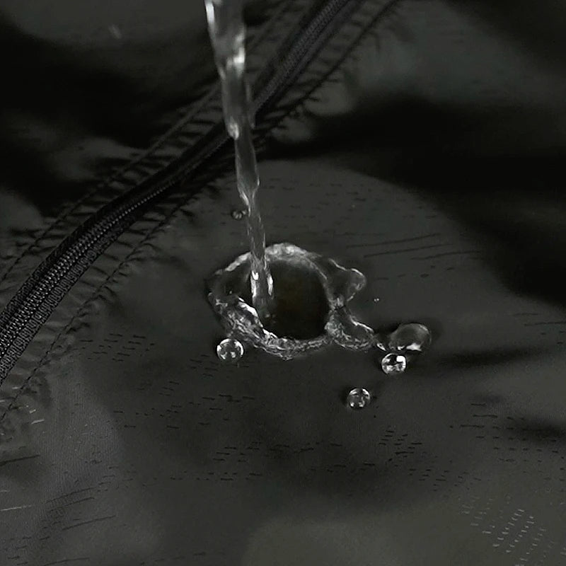 Black Waterproof anti sweat Windbreaker Jacket